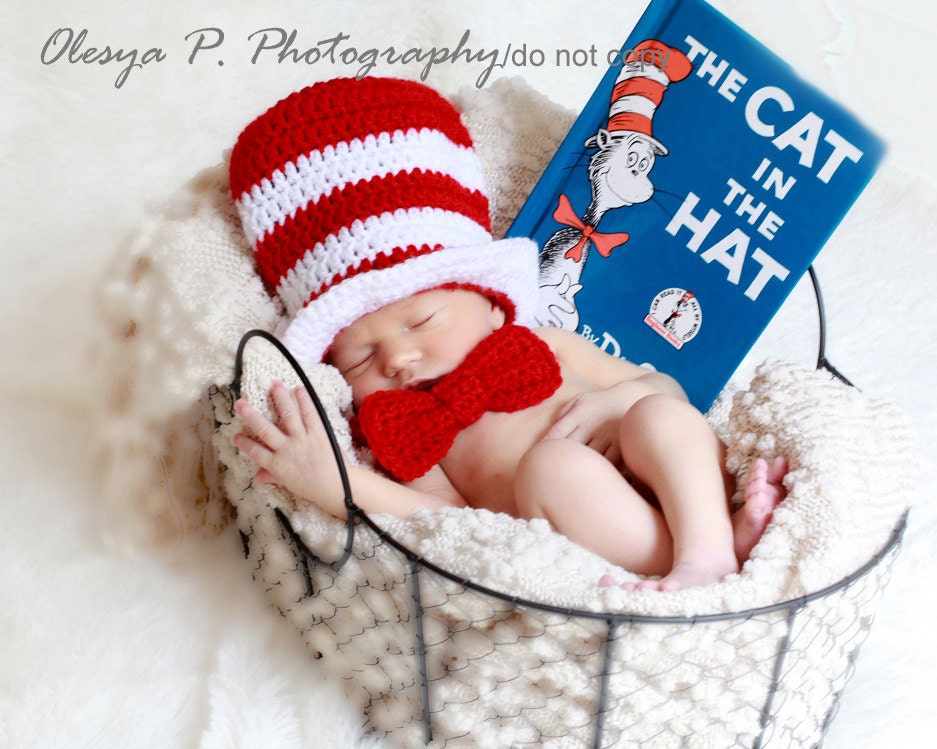 Download PDFcrochet pattern 039 - Top hat and bow (tie) - Sizes newborn and 0-3mo