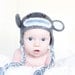 Download PDF crochet pattern 010 - Sock Monkey hat - Multiple sizes from newborn through age 4