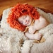 PDF CROCHET PATTERN 021 - Lion King bonnet - Size 0-3 months