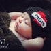 Download PDF crochet pattern 020 - I Love Mom beanie - Multiple sizes from newborn through 12 months