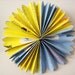 OOAK -- Vibrant Fan Flower Garland -- Rounded Cut