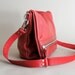 Red Leather Bag - Refold Satchel - Red - 30% OFF SALE