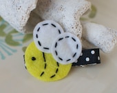 Cute Bumblebee Bow Felt Hair Clip