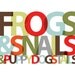 Personalized Boys Room Art - Frogs & Snails Modern Nursery Print 8x10 - Choose your own colors