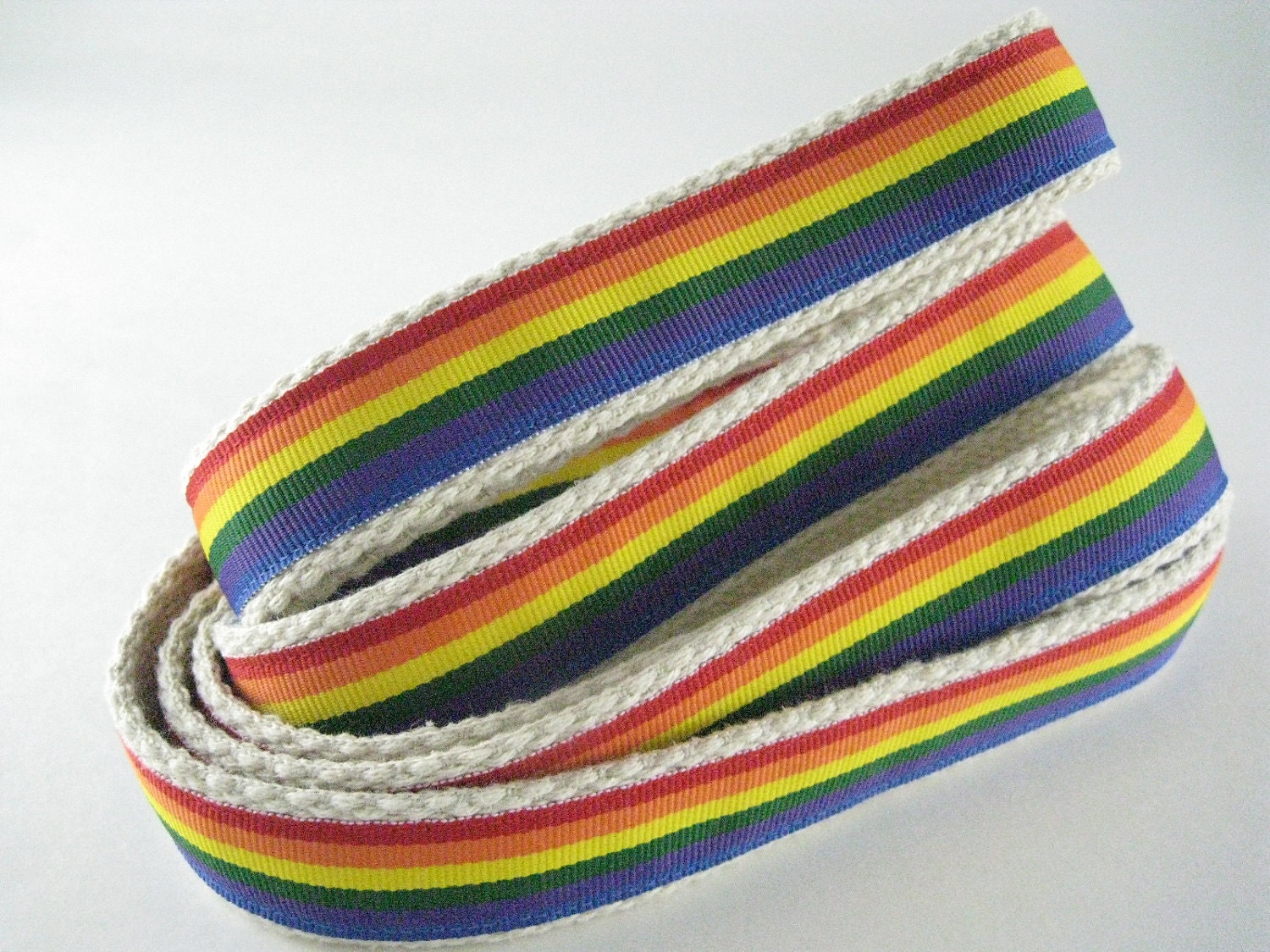 Somewhere Over the Rainbow hemp dog leash