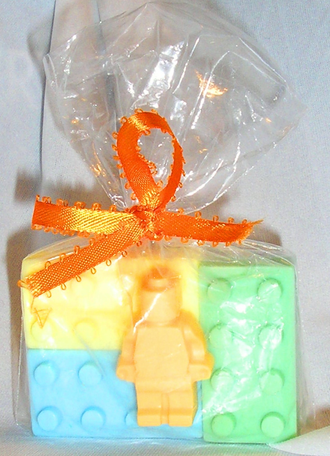 Lego type blocks and Lego Type Mini Soap Bricks Party Favors for kids Try one