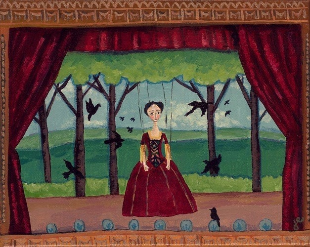 blackbird theater, 10 x 8 art print