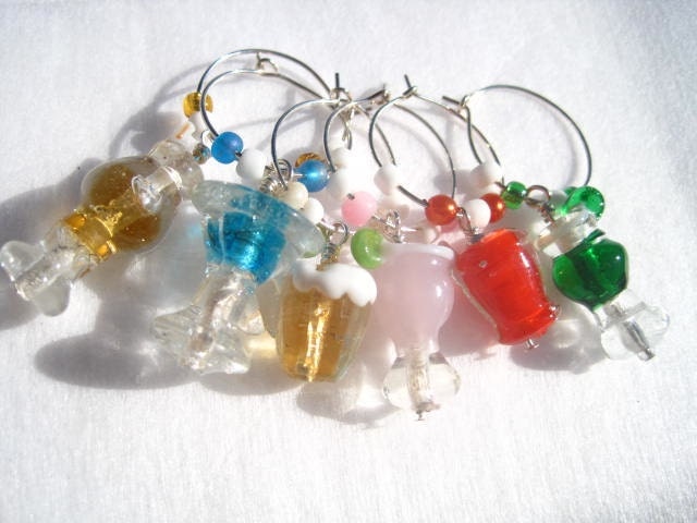 Cocktail Wine Charms