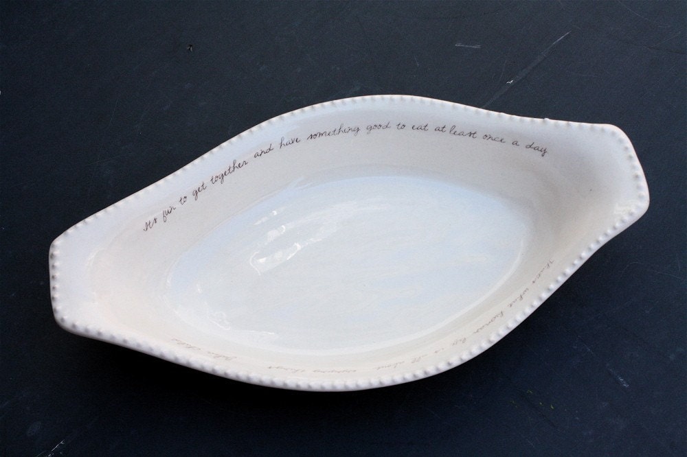 Oval Shaped Baking Dish