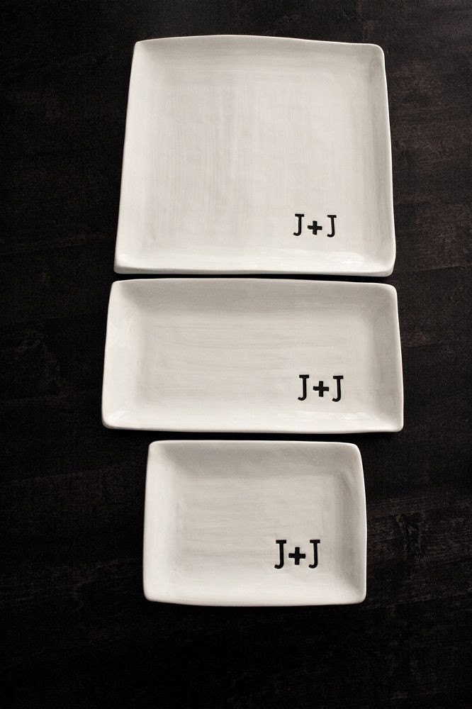 Set of 3 serving platters