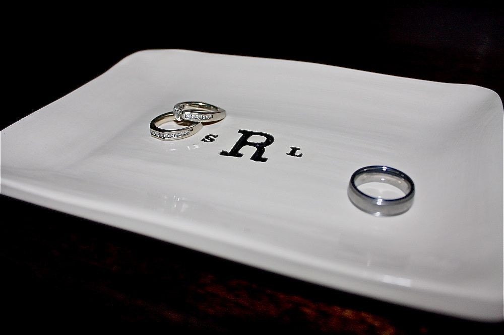 Monogram catch all dish