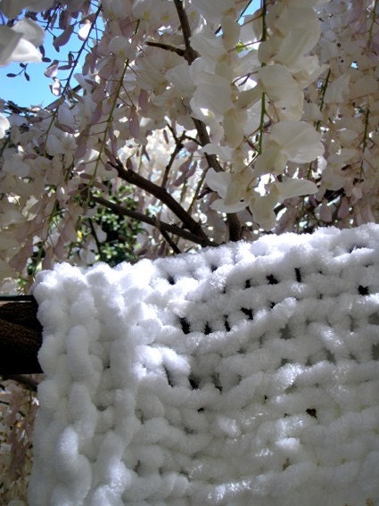 Kids Newborn Blanket Baby Photo prop Handmade Knitting Crochet Infants Snowflakes