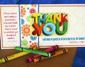 Printable Teacher Appreciation Gift Card - Thank You