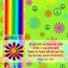 Custom Birthday Goody Bag Topper, Tie Dye
