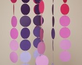 The shades of purple & pink baby mobile