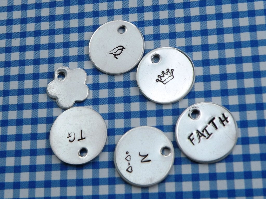 Add-On Sterling Silver Disc or Bar Tag