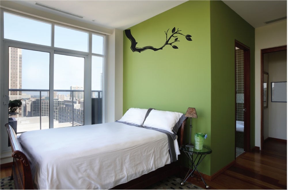 Elemental Branch -- Vinyl Wall Art -- 24 x 9
