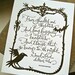 LETTERPRESS ART PRINT- From ghoulies and ghosties... Scottish Proverb