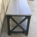 Handmade scrap metal table
