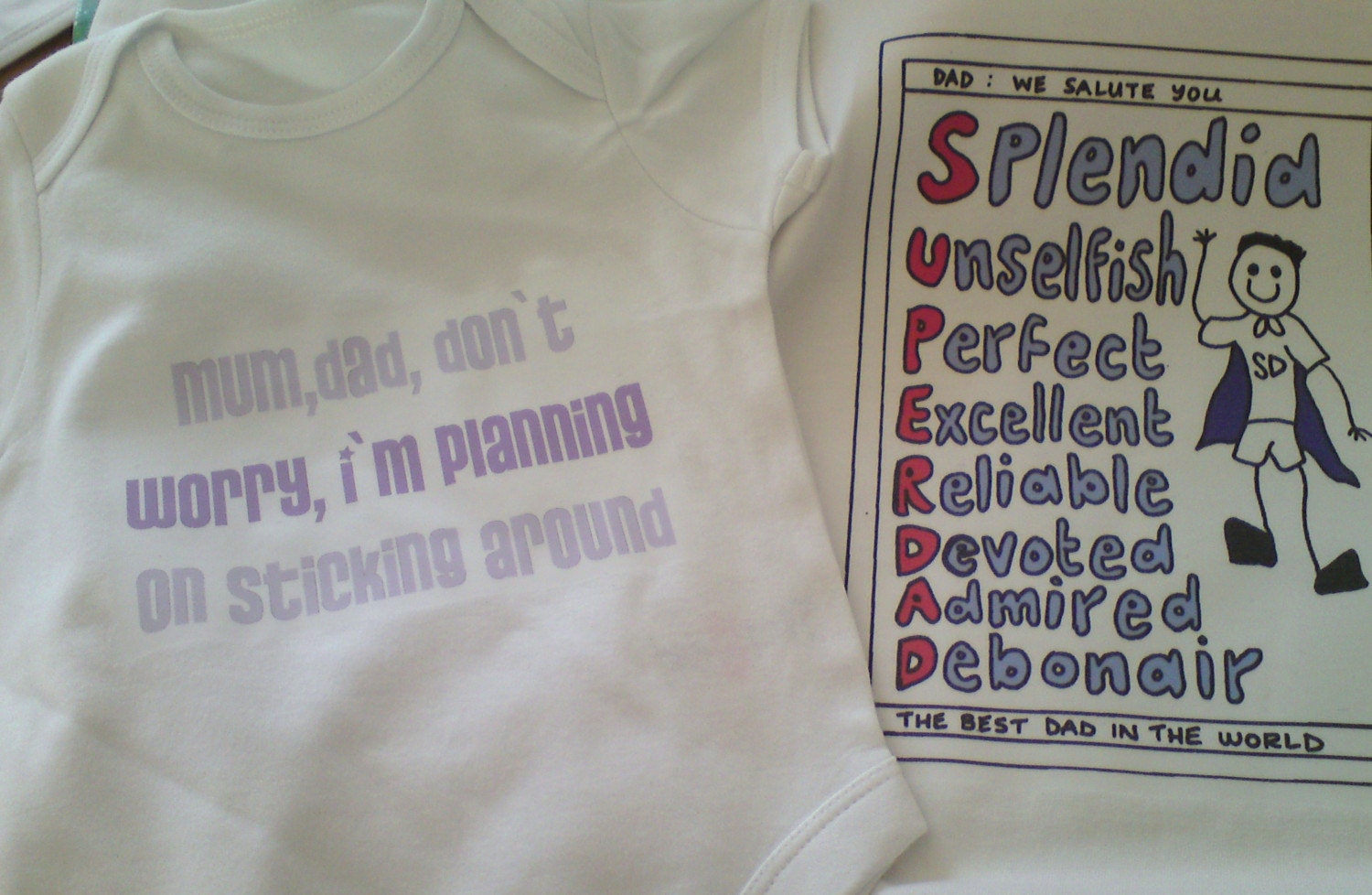 individual little babygrows,wonderful gift ideas