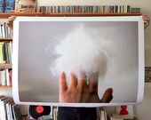 Hand Cloud Print  30x40