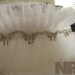 SALE White Tulle Pure Princess Garter with Rhinestones