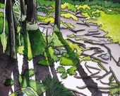 Gone Camping - 'Tower Trail' 5 x 7 Archival Print