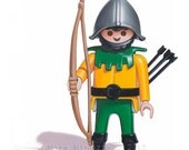 Playmobil Toy Art - 'Medieval Archer' Fine Art Giclee 8" x 10" Print