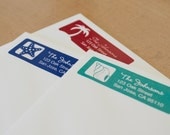 Beach Address Labels - Set of 180