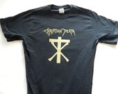 Christian Death T shirt screen print  black short sleeve