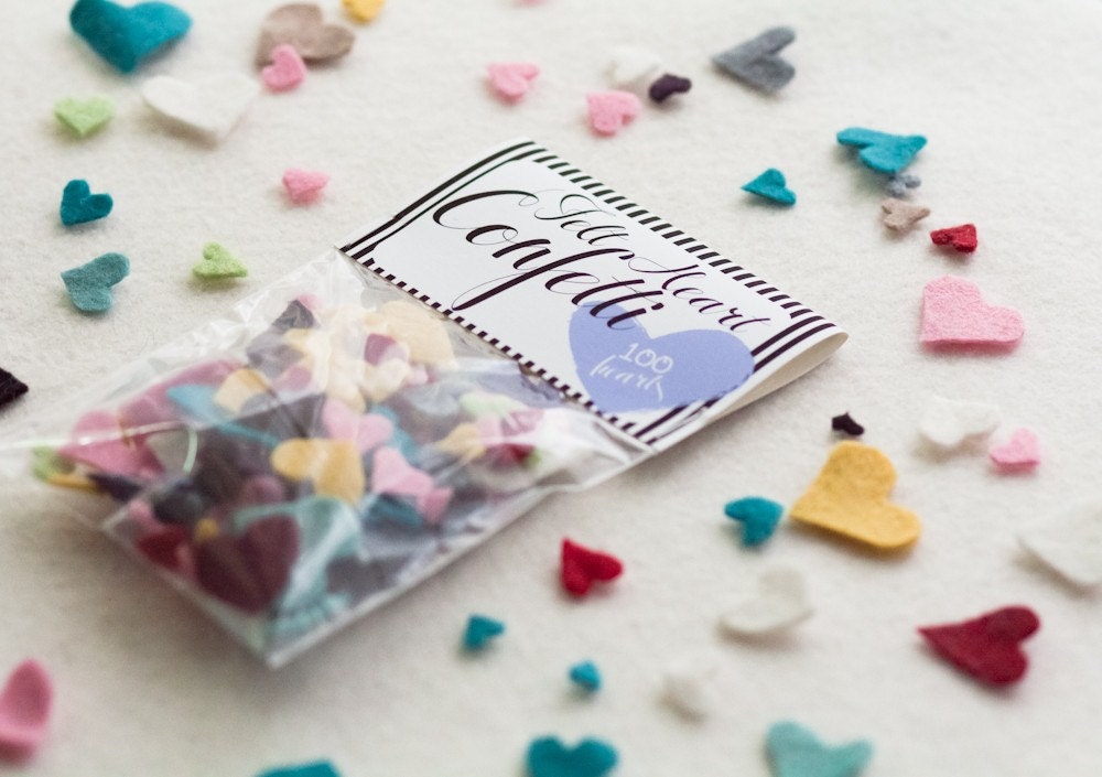 Felt Heart Confetti