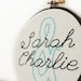 Couples Names - Hand Embroidery