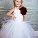 Girls Wedding Couture Tutu Dress - Multiple Color Options