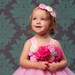 Pink Bubble Gum Couture Flower Girl Tutu Dress