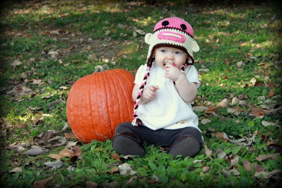 PDF Sock Monkey Hat PATTERN