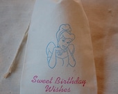 10 Cinderella Disney Princess Party Organic Muslin Cotton Favor Gift Bags 4x6 Il_170x135