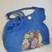 PRICE Plunge 75% Off Denim Handbag Fantasy Fabric Applique  CustomDesigns with Diamond Embellishments