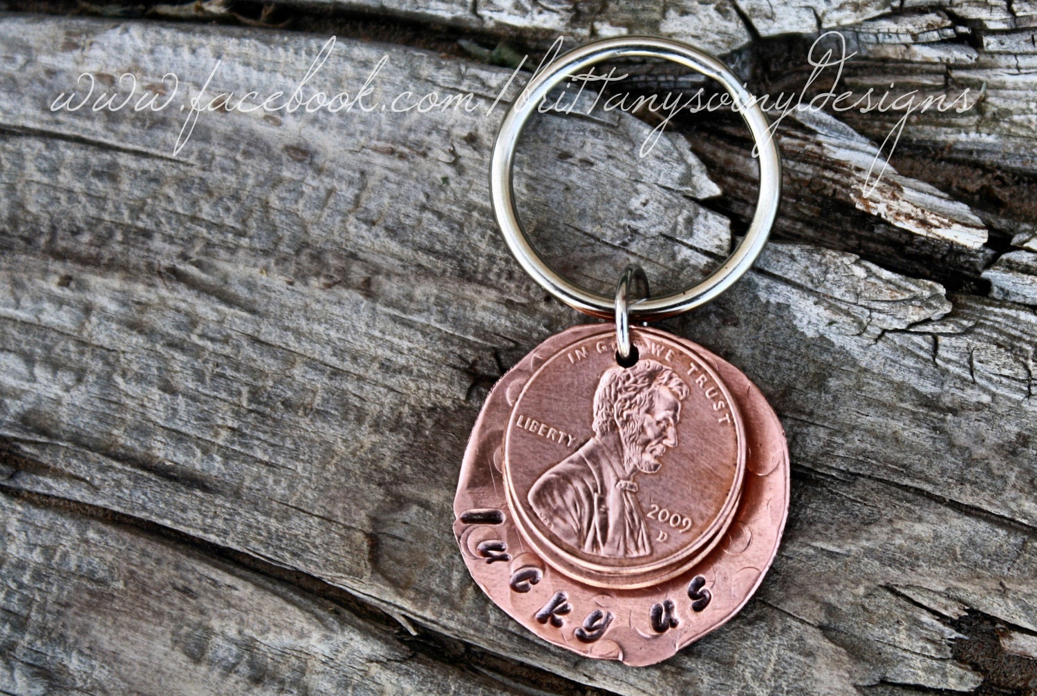 Lucky Penny Key Ring - Personalized and Unique - Key Chain