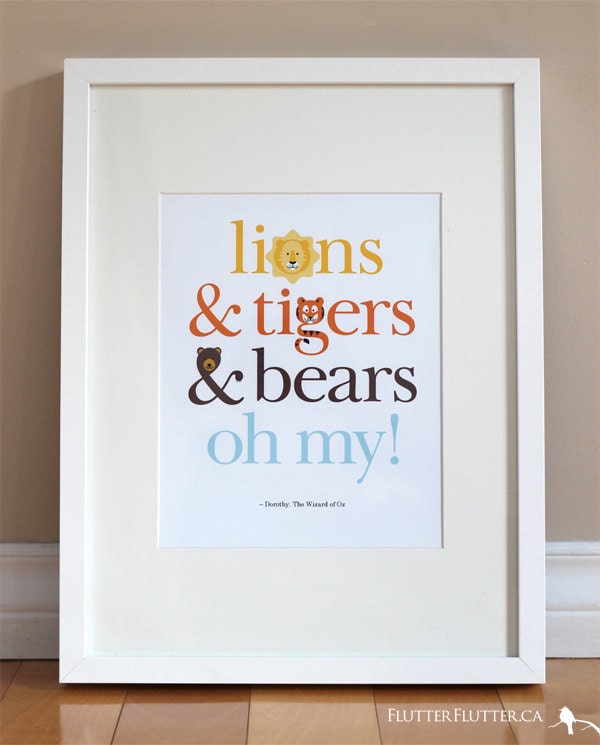 8.5 x 11 Typographic Art Print