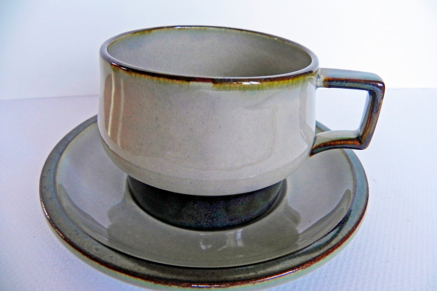 Vintage Bing and Grondahl Tema Danish Modern Tea Cup and Saucer on Etsy by EdibleComplex