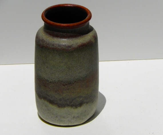 Mid Century West German Fat Lava Scheurich Vase on Etsy by EdibleComplex