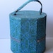 Vintage Mod Wig Box Turquoise Large by EdibleComplex on Etsy