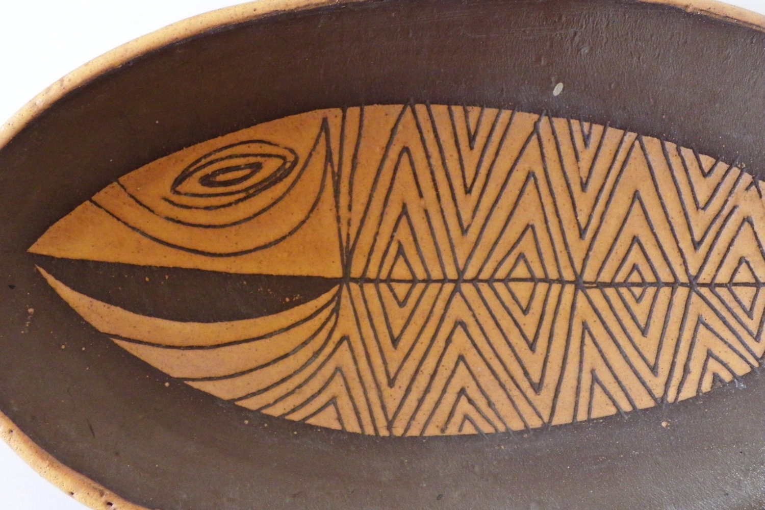 Mid Century Modern Hawaiian Vintage Souvenir Console Bowl Mod Fish on Etsy by EdibleComplex