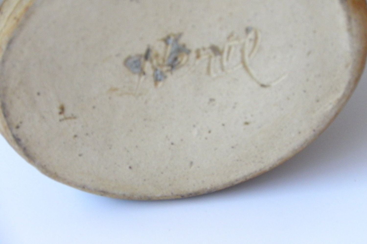 Vintage Stoneware Vase Signed Handmade California Pottery on Etsy by EdibleComplex