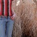 Unique Hand Crocheted Sweater . Upcycled Bohemian Hippie Style Shirt . Womens Small to Medium