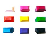 FOUR Crayon Rings - Size 5, 6, 7, or 8 - now with a STAINLESS STEEL core - Any 4 Colors