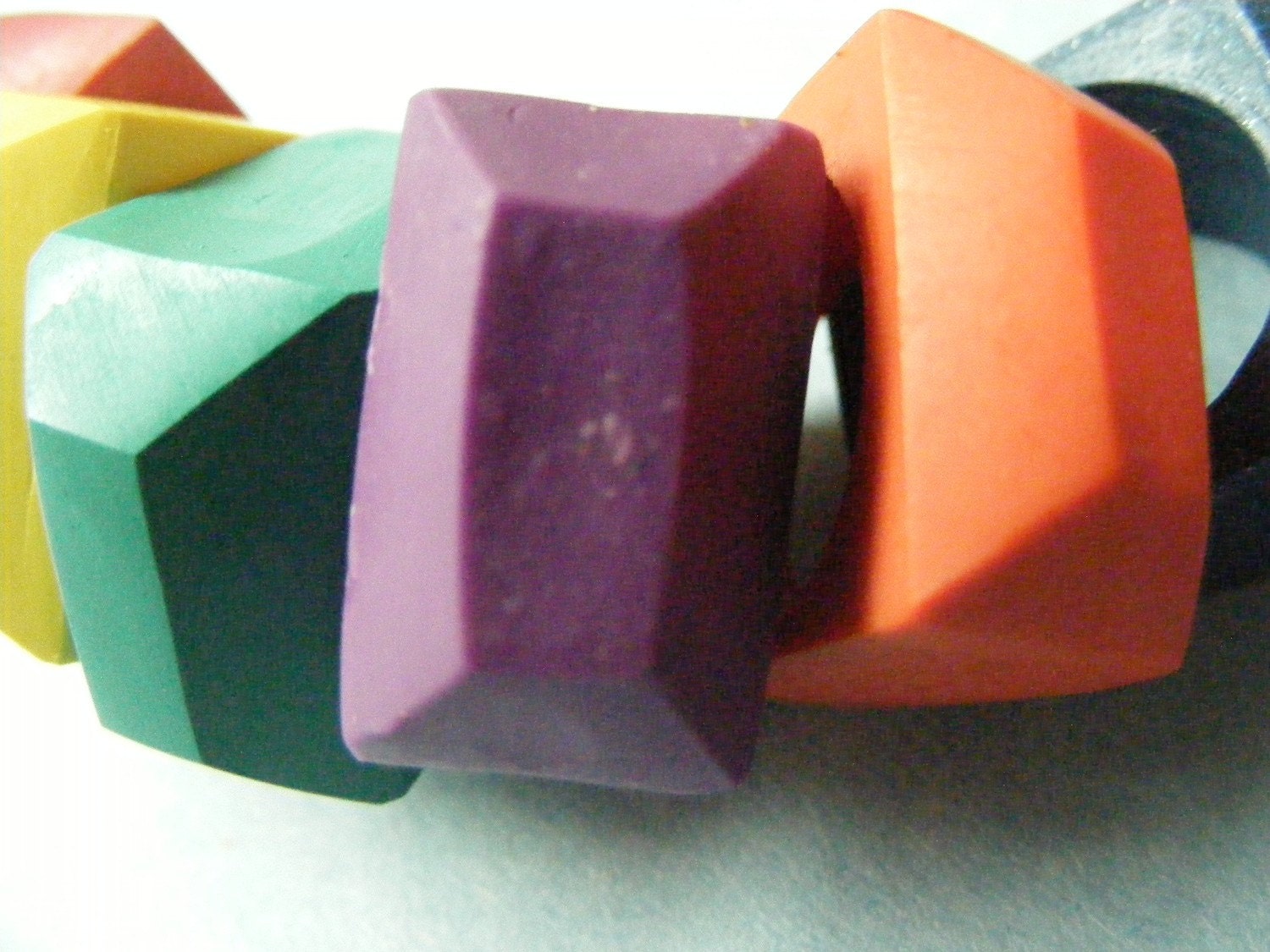 Stainless Steel Crayon Rings set of 8 Choose Size: 5, 6, 7, or 8