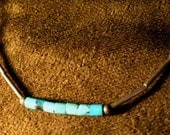 Etsy Jewelry - Native American - Silver Jewelry - Turquoise - Necklace - Choker