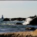 Sakonnet Point Lighthouse - 2, Little Compton RI - 8x10 Photographic Metallic Print photograph great gift for men and women