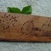 Leaves - Sewing Card - Cherry Wood, Maple or Walnut
